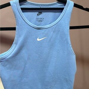 Nike Women's Light Blue Tank Top